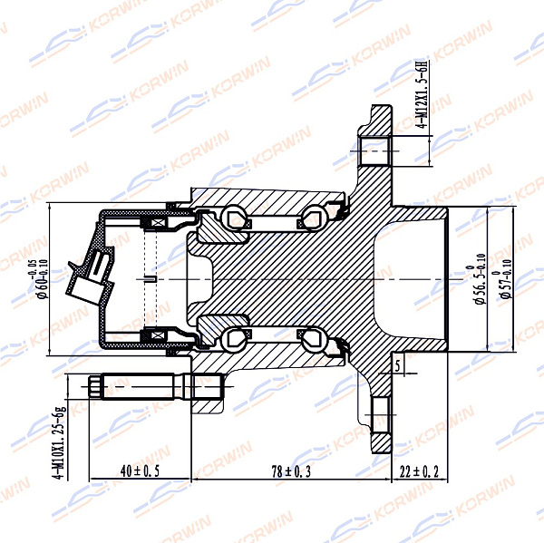 ступица колеса korwin kwah0025 оптом от производителя по низким ценам